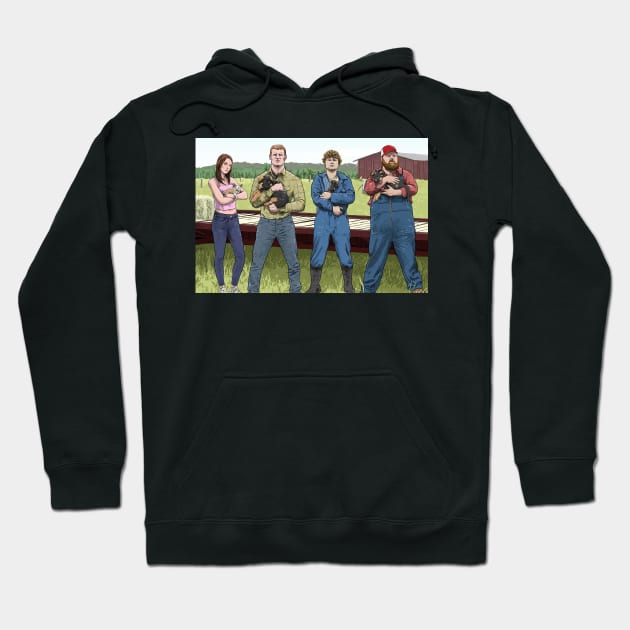 LetterKenny Cartoons Hoodie by Tic Toc